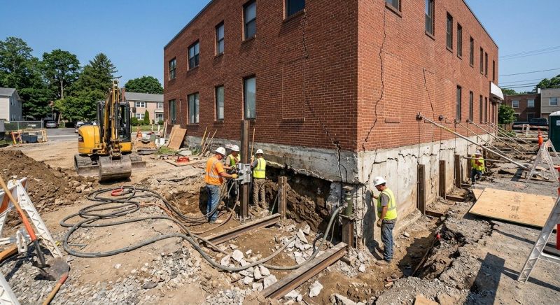 Building Foundation Repair in Roselle, NJ