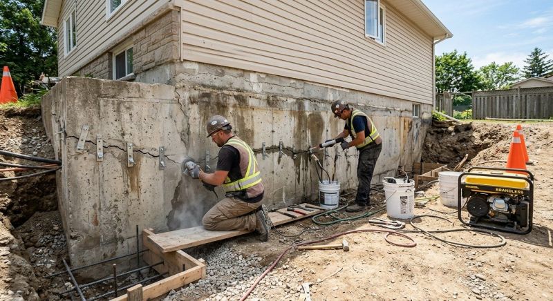 Concrete Foundation Repair in Long Island, NY