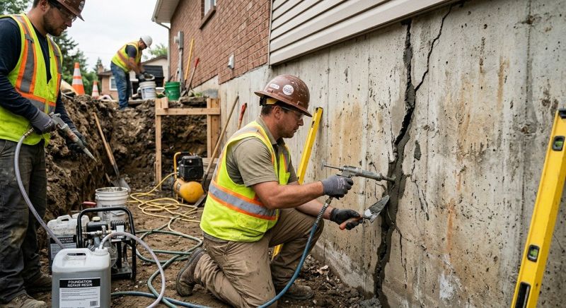 Cracked Foundation Repair in Ozone Park, NY