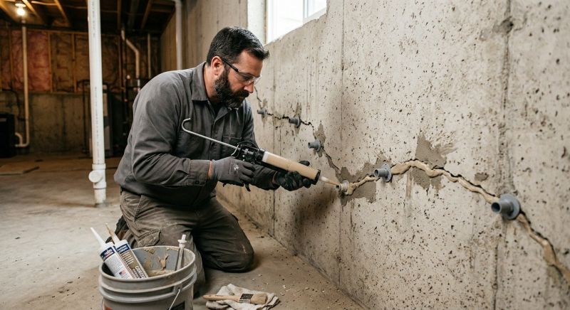 Cracked Foundation Repair in Stirling, NJ