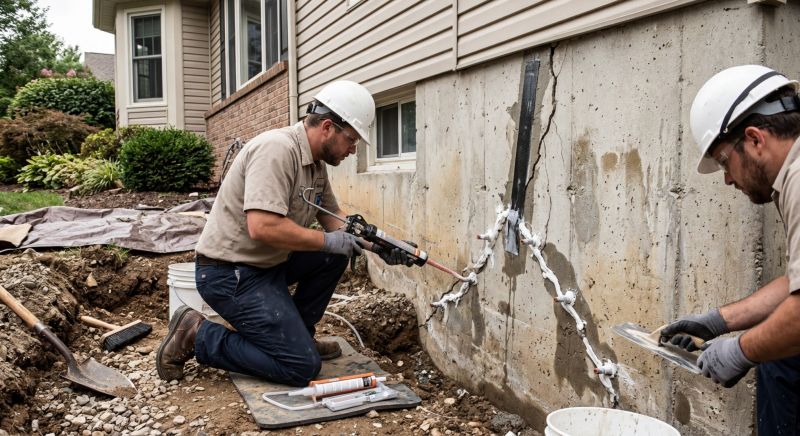 Cracked Foundation Repair in Tuxedo Park, NY