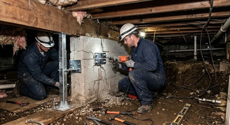 Crawlspace Foundation Repair in Bellerose, NY