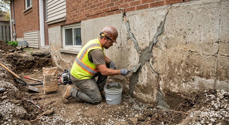 Foundation Crack Repair in Morristown, NJ