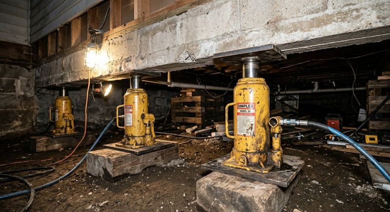 Foundation Jacking in Hastings On Hudson, NY