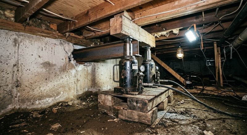 Foundation Jacking in Pequannock, NJ