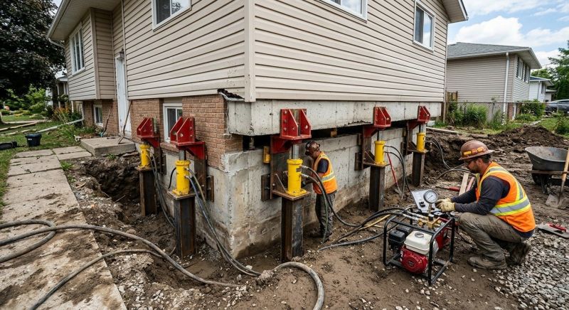 Foundation Lifting in Roselle Park, NJ