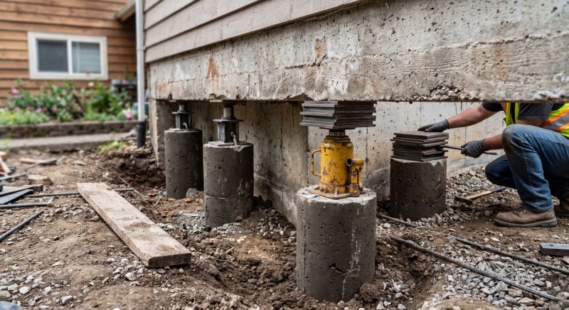 Foundation Pier Leveling in Passaic County, NJ