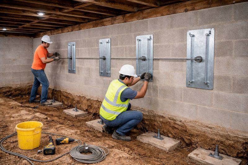Foundation Stabilizing in Morristown, NJ