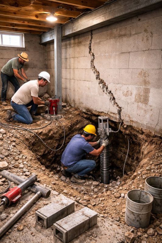 Foundation Structural Repair in North Bergen, NJ