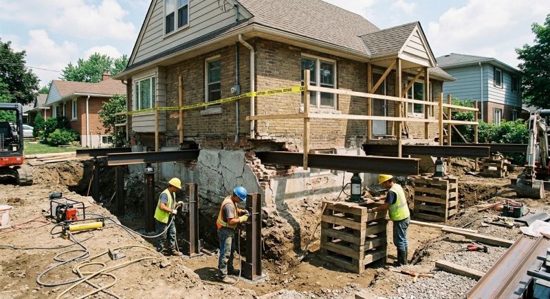 House Foundation Repair in Oak Ridge, NJ