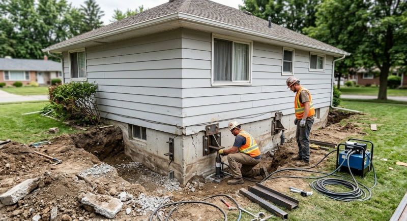 House Foundation Repair in Union, NJ