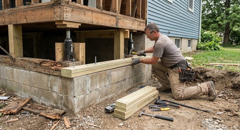 House Foundation Repair in Union, NJ
