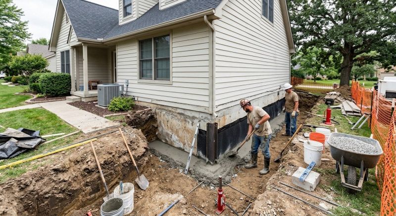 House Foundation Repair in Woodbridge, NJ