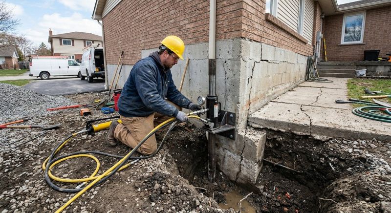 Sinking Foundation Repair in Clark, NJ