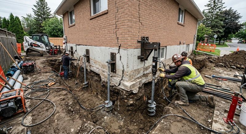 Sinking Foundation Repair in Ringwood, NJ
