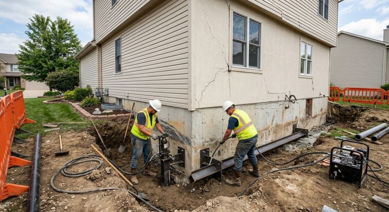 Sinking Foundation Repair in Rockaway Park, NY
