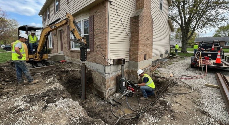 Sinking Foundation Repair in Saddle Brook, NJ